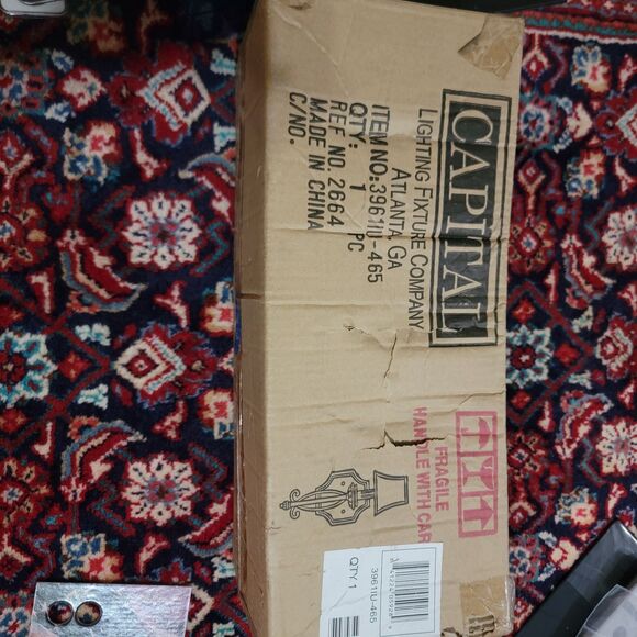 Foxborough Sconce Iron & Umber Capital Lighting 3961IU-465 Wall Sconce New n Box - Picture 7 of 8